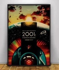 2001 Space Odyssey Poster | Wall Art | Wall Prints | Home Decor