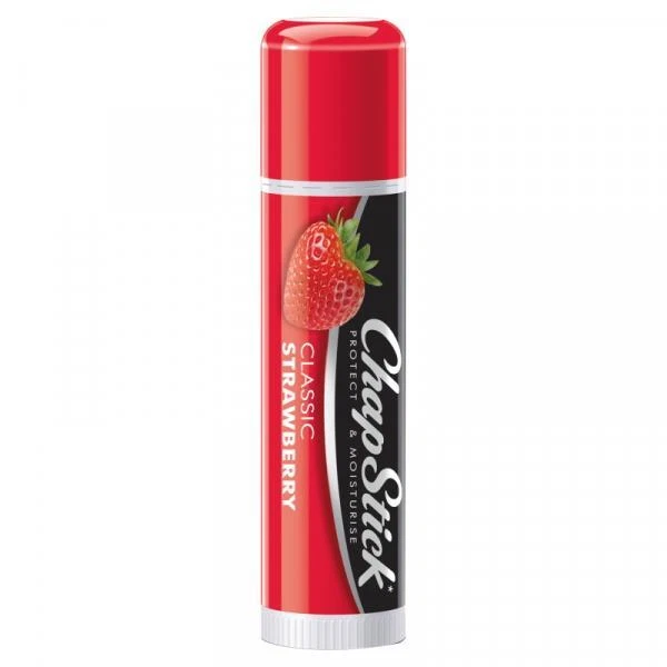 3 x Chapstick Classic Strawberry Lip Balm
