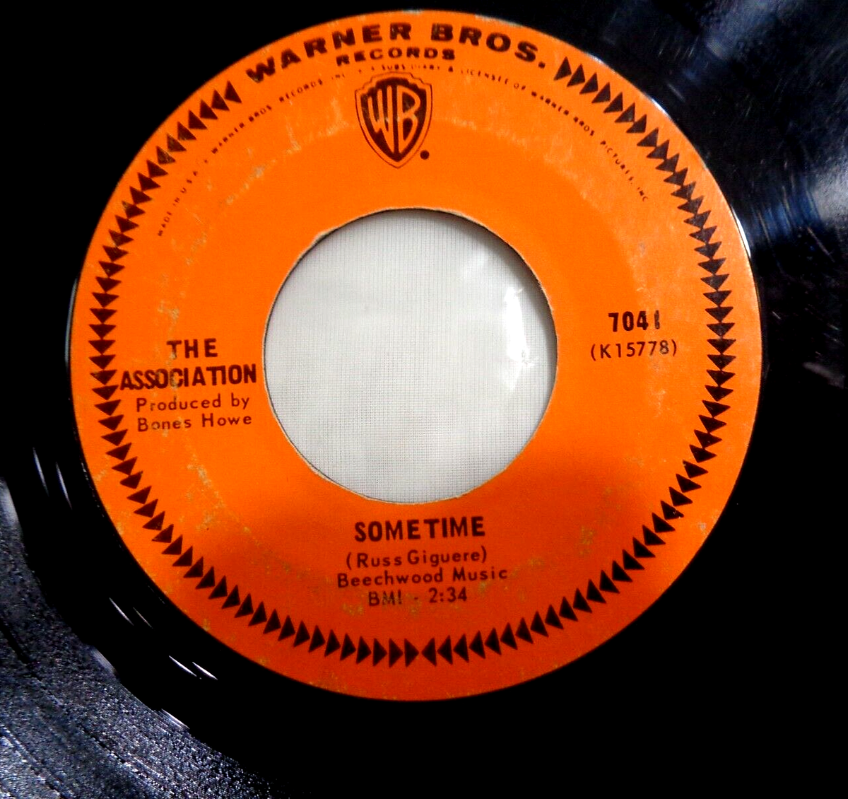 ミュージシャン windy The Association: Windy/Sometime 1967 Warner Bros. 7041 Pitman 1-A