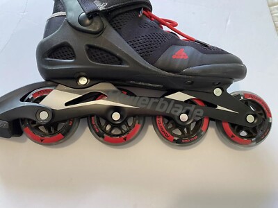 Vintage Rollerblade Macroblade Inline Skates Black Red Italy Size 26.0 Men’s 8 Rollerblade Macroblade 80 Inline Skates Mens Size 8 Red  main image 3
