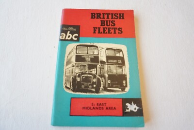 1960 British Buses Fleets abc Book East Midlands Area No Underlinings 