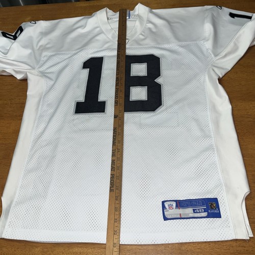 Randy Moss Reebok On Field Authentic NFL Oakland Raiders Trikot Größe 48 - Bild 14 von 17