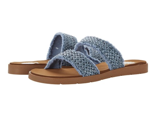 yellow box slide sandals