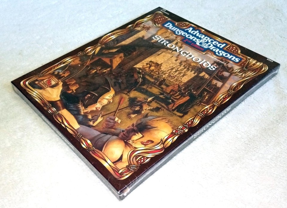 GR1 STRONGHOLDS SEALED Vintage AD&D D&D TSR Boxed Set Dungeons Dragons ...