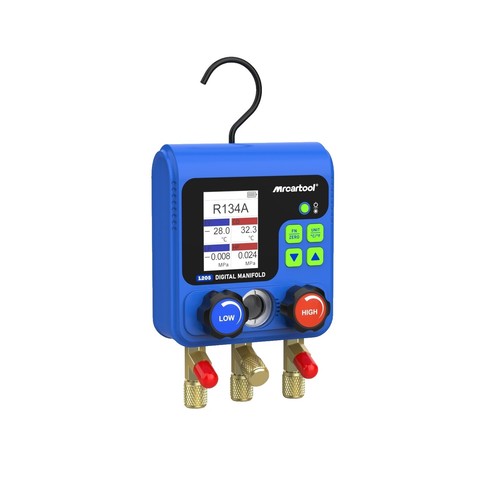 R134a Digital Manifold Gauge Set HVAC With Built-in 93 Refrigerants, Digital Refrigerant Gauges - View #5