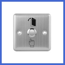 Door Switch Stainless Steel Door Exit Push Release Button for Access Control