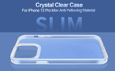 New iPhone 13 Pro Max 6.7'' Clear Case Slim Cover Screen Shockproof Protector USA