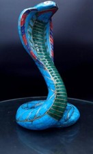 Rare Ancient Egyptian Pharaonic Cobra Statue Antiques - Collectible Piece - B.C