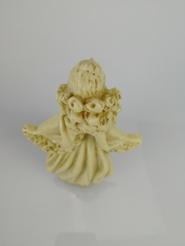 Sculpture Ancienne ,Jeune Femme aux Fleurs , H.15cm , Art Déco ... - Imagen 7 de 10