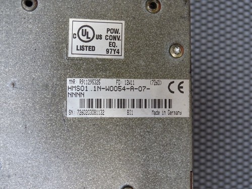 Rexroth HMS01.1N-W0054-A-07-NNNN + CSB01.1C-PL-ENS-NNN-NN-S-NN-FW #VW10 - Bild 7 von 9