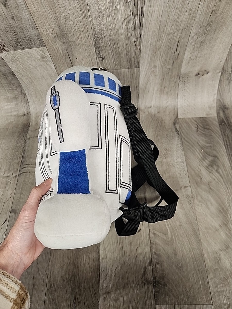 Star Wars R2D2 Plush Backpack Bag Zipper Pouch 12” Toy | eBay