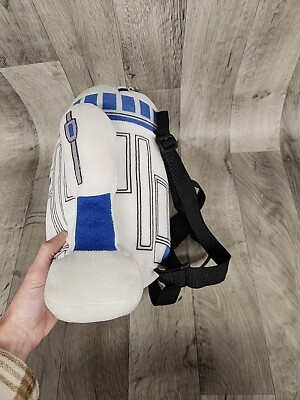 Star Wars R2D2 Plush Backpack Bag Zipper Pouch 12” Toy | eBay