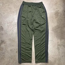 Vintage Nike Sweatpants Medium Green grey Stripes size medium