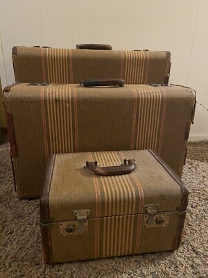 Hartmann 1930 Vintage Luggage by Hartmann Truck piece (info  below)