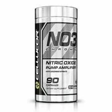  Cellucor NO3 Chrome, Nitric Oxide Pump Amplifier, 90 Capsules, Long Dates