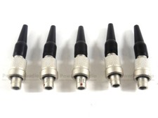 5PCS 3 Pin Stereo Screw Lock Connector for Sennheiser 2000, 3000 and 5000