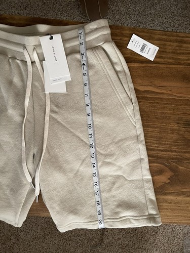 John Elliott USA Made Crimson Sweat Shorts Ceramic Sz 3 | L - Picture 3 of 6