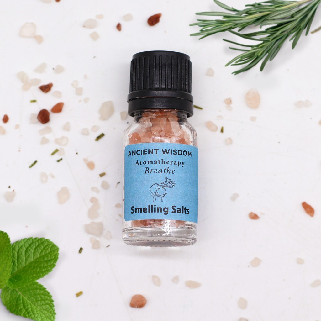 AW Aromatherapy Himalayan Salt & Essential Oils Smelling Salts - BREATHE