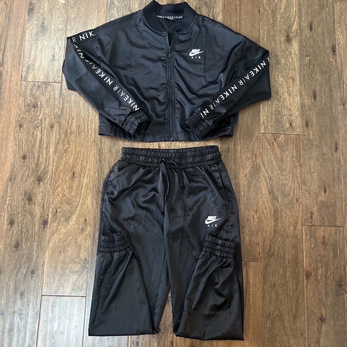 cropped nike jogger set