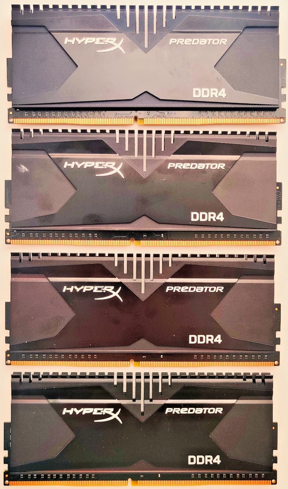HyperX Predator 16GB Kit DDR4 4x4GB 2400Mhz (HX424C12PB2K4/16) Ram Memory - Image 2 of 4