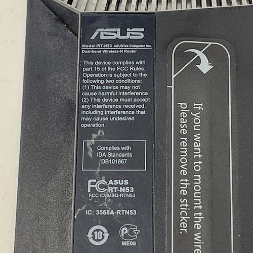 ASUS RT-N53 300 Mbps 4-Port 10/100 Wireless N Dual Band Router Only - No Cables - Picture 4 of 4