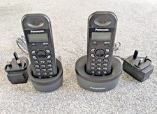 PANASONIC KX-TG1311E 2 x Digital Cordless Home Telephones - (G909)