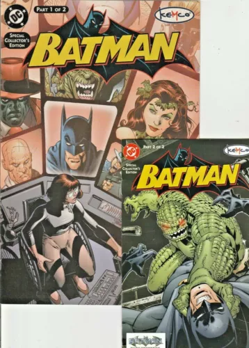 BATMAN : DARK TOMORROW COMPLETE SET 1-2  BASED ON GAME KEMCO * DC  2002 NICE!!!