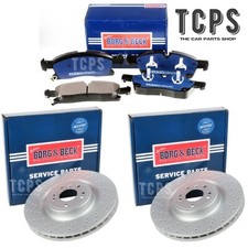 FITS MERCEDES ML 350 2011-2015 W166 BORG & BECK BRAKE DISCS 350MM PADS SENSOR
