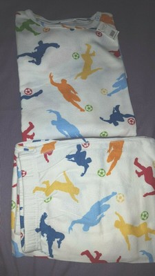 Soccer New Talbot Kids 10 12 Pajamas Boy Pj 2pc Long Sleeve Sz 14 Ebay