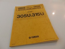 Yamaha Electone Organ 305U 315U Service Guide Analysis Manual