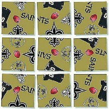 B Dazzle New Orleans Saints Scramble Squares 9 Piece Puzzle