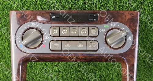 Toyota Corolla Ae111 Ae112 1998-2000 Wood Grain Climate Control Air vents Oem - Picture 16 of 24