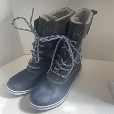 LL Bean Youth Boots Insulated 200g Waterproof Tek 2.5 Mid Calf Boots Size 4