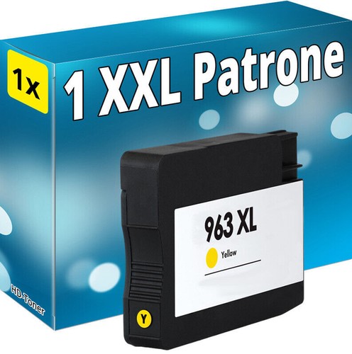 TINTE PATRONEN für HP 963 XL OfficeJet Pro 9010 9012 9014 9015 9016 9019 yellow