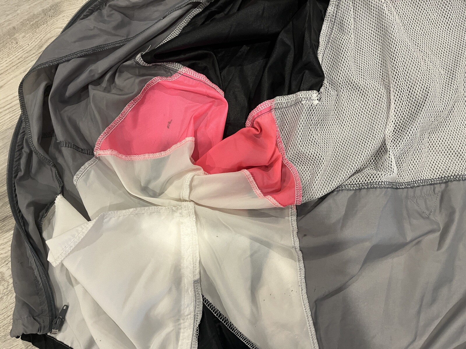 Vintage 1980s Nike Grey Tag Womens Windbreaker Size Medium thumbnail 4