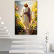 Jesus Canvas Painting Wall Art Posters Landscape Canvas Print Picture