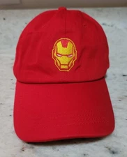 Culturefly Iron Man Marvel Avengers Red Cap Hat Adjustable