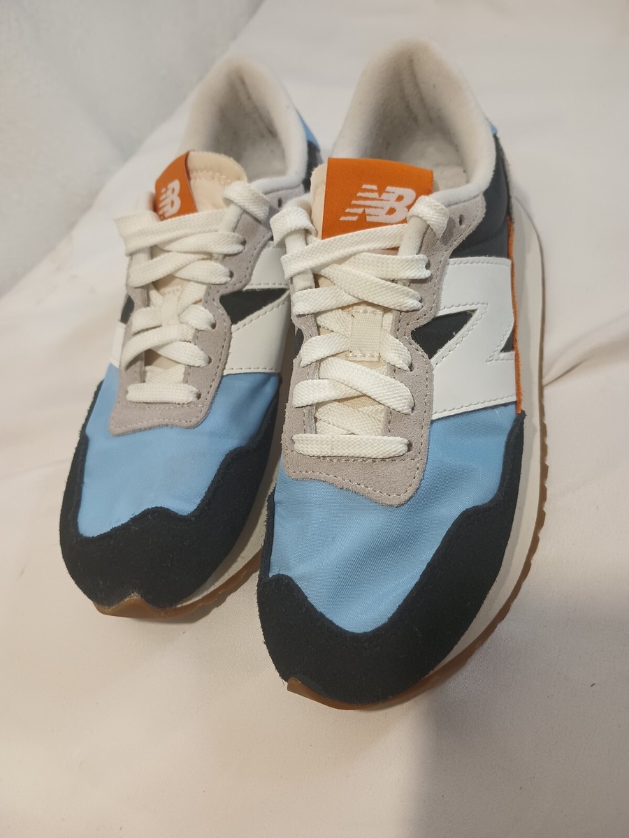 New Balance 237 Mens Unisex 5.5 Blue/White/Rust Suede  display picture 1