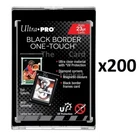 CASE 200 Ultra PRO One-Touch 23pt Magnetic Card Display Holder Standard Black