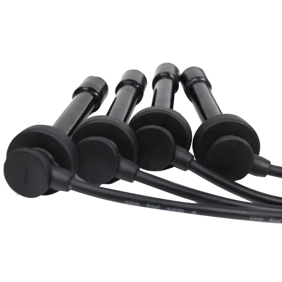 Bobina de encendido UF356 + 4 cables de bujía para Chevy Daewoo Lanos Isuzu 1,6 L 2,2 L Foto 3 de 4