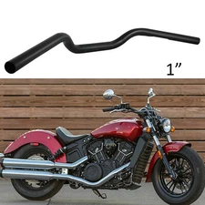 For Indian Scout Sixty Bobber Custom 1" 25mm High Rise Drag Handlebar Matte