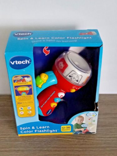 VTech Spin and Learn Color Linterna Mejorada Linterna Aprendizaje Juguete 12-36 meses - Imagen 1 de 4