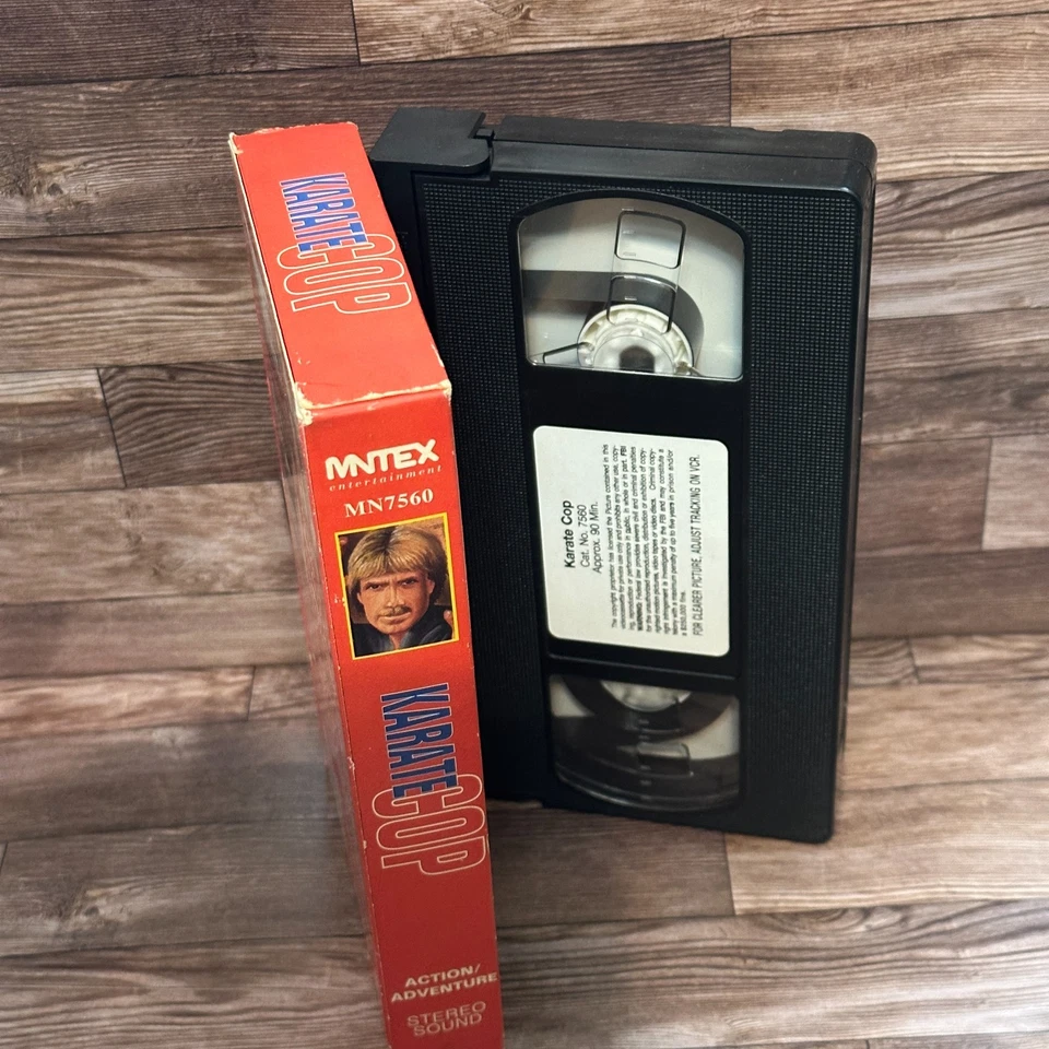 Karate Cop VHS Used Chuck Norris Action Martial Arts 1987 Orion Pictures - Image 3 of 3