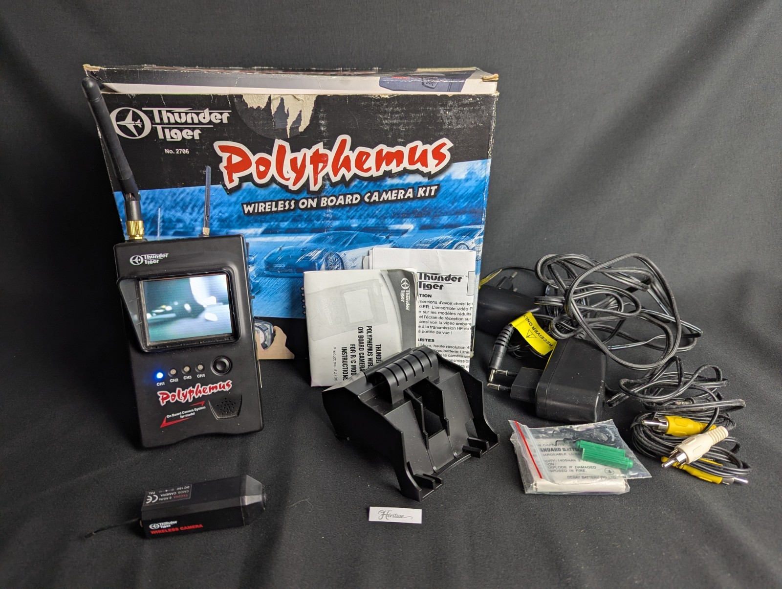 Kit caméra sans fil Thunder Tiger Polyphemus pour filmer vos sessions de pilotage