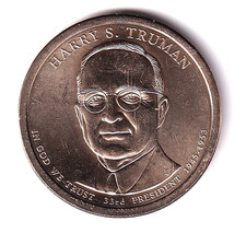 2015 P HARRY S. TRUMAN Presidential $1 Dollar Coin from Mint Set #221