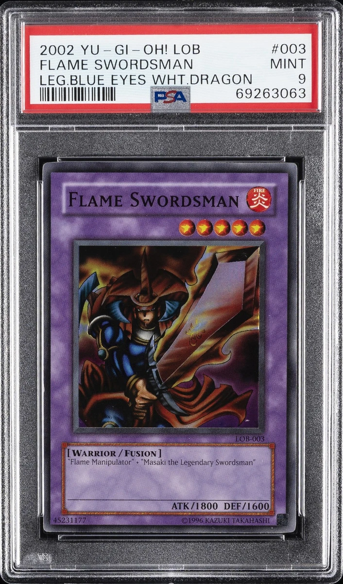 Flame Swordsman Yu-Gi-Oh! TCG Professional Sports Authenticator