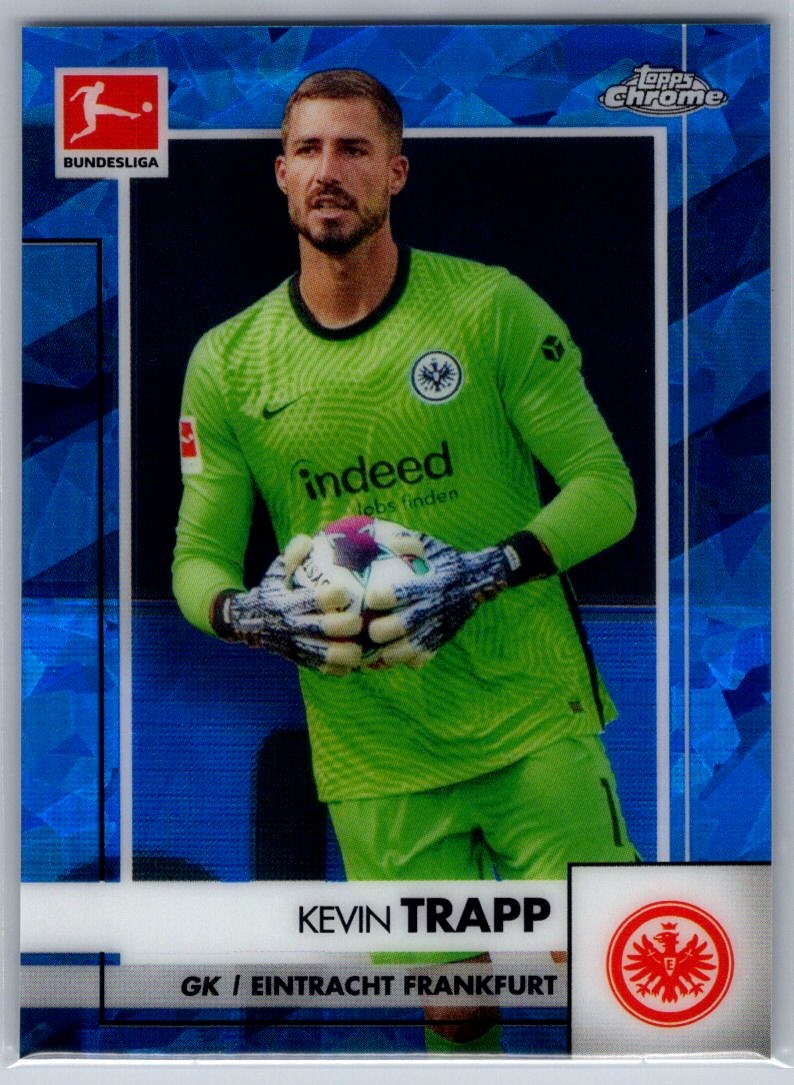 2020-21 Topps Chrome Sapphire Edition Bundesliga Kevin Trapp #37