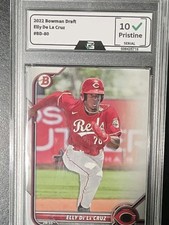 2022 Bowman Draft - Elly De La Cruz #BDC-80 (RC) REDS Prime Graders 10 Pristine!