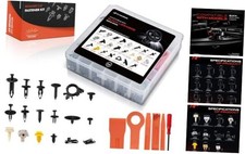 230PCS 23 Sizes/54 oz Bumper Fender Retainer Clips Kit - Compatible with Pe...