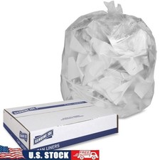 High Density Trash Liners 10 Gal Puncture Resistant Star Seal 1000 Count New